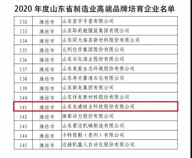 Longgang silicon industry has been selected as 
