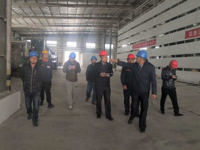 潍坊市应急管理局领导到龙港硅业公司调研双重预防体系工作