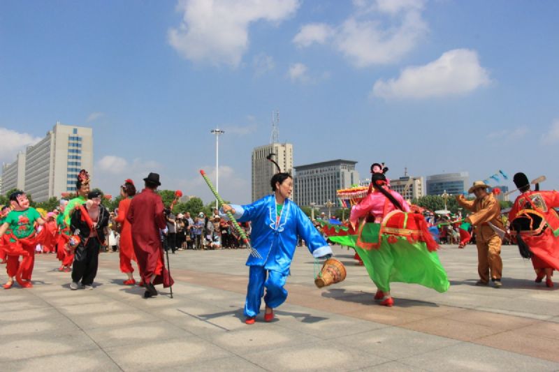 庆祝建党100周年红动昌城昌邑市2021“龙港杯”锣鼓秧歌大赛盛大启动！